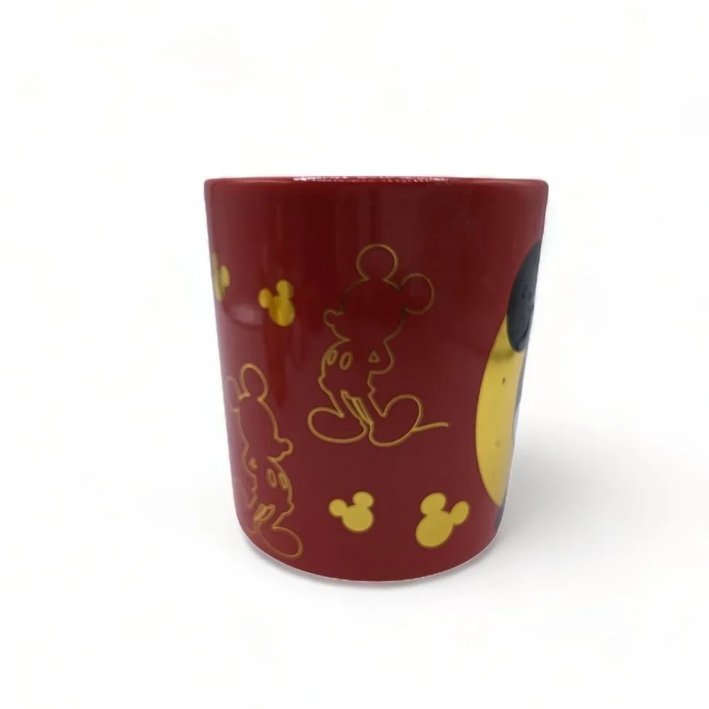 Disney Mickey Mouse Red Ceramic Jumbo Coffee Mug 4.5